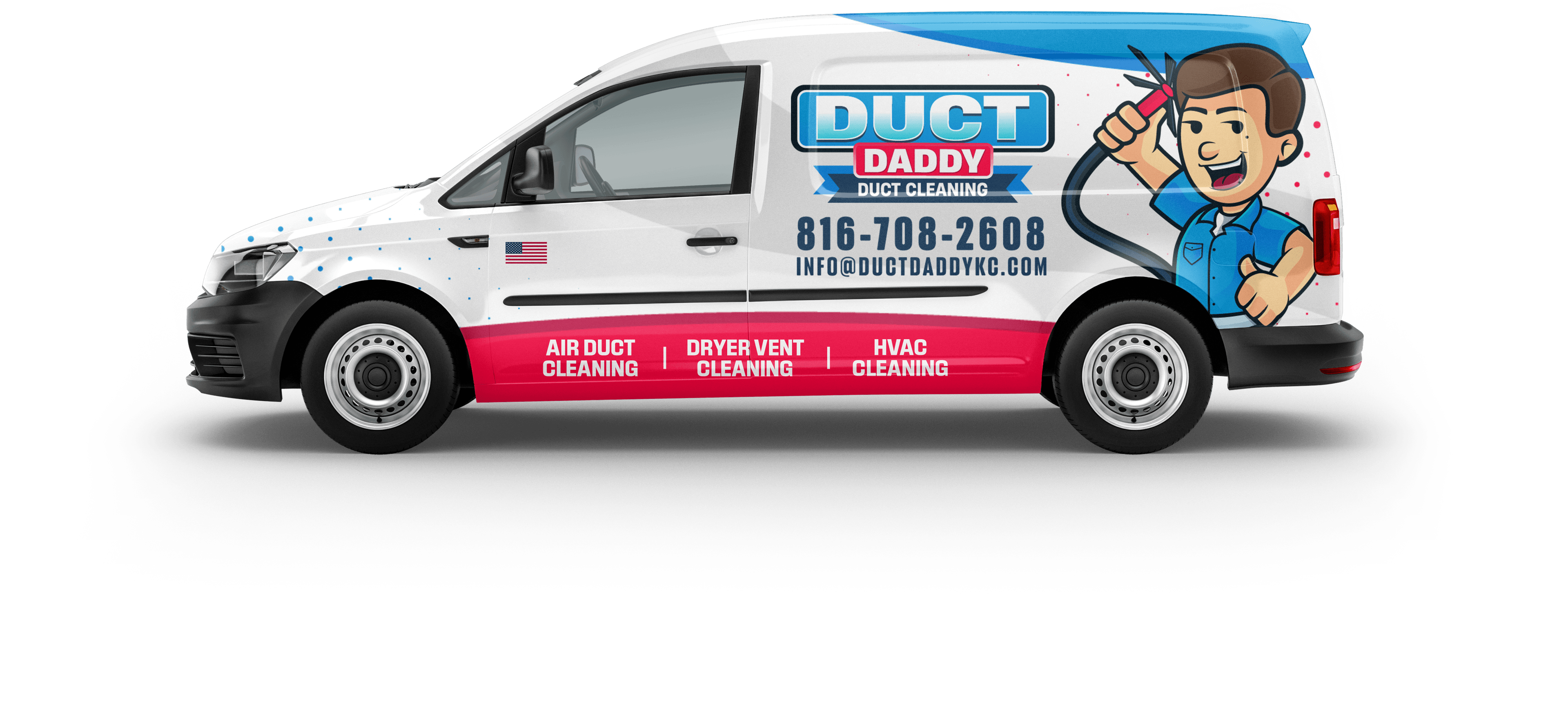 Duct Daddy Duct Cleaning van image